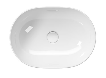 PURA 50X35 - Countertop oval single washbasin by GSI ceramica - view 3